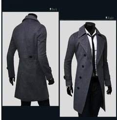 Men's Long Trench Coat Buyers Bargain Club