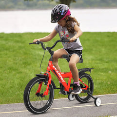 16 inch Bike for Boys & Girls with Training Wheels Doba