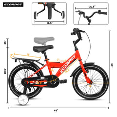 16 inch Bike for Boys & Girls with Training Wheels Doba