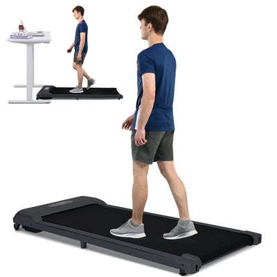 2 in 1 Under Desk Electric Treadmill-  2.5HP, Remote Control Doba