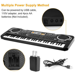 61 Keys Digital Music Electronic Keyboard Doba