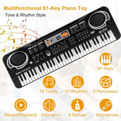 61 Keys Digital Music Electronic Keyboard Doba