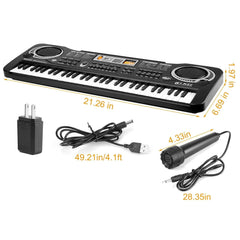 61 Keys Digital Music Electronic Keyboard Doba