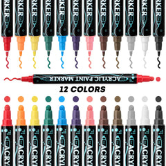 Acrylic Marker Pen Double-headed Buyers Bargain Club