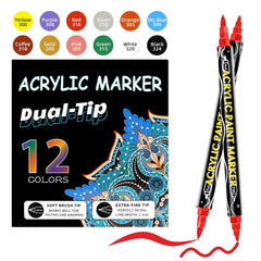 Acrylic Marker Pen Double-headed Buyers Bargain Club