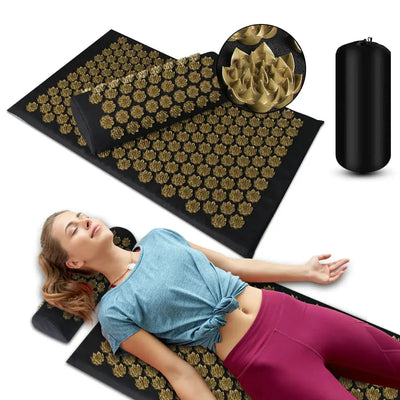 Acupressure Massage Mat and Pillow Set Buyers Bargain Club