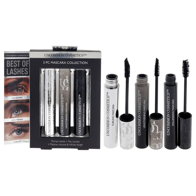 Best Of Lashes Mascara Collection Set by Uncommon Cosmetics for Women Doba