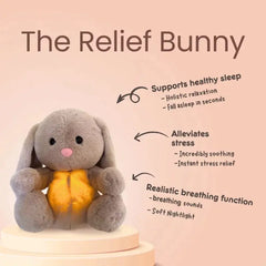 Breathing Bunny Plush Toy ZENDROP