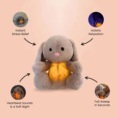 Breathing Bunny Plush Toy ZENDROP