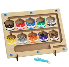 Children's Wooden Toys Color Classification Magnetic Counting Chamber Magnetic Force Educational Toys ZENDROP