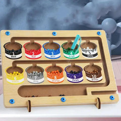 Children's Wooden Toys Color Classification Magnetic Counting Chamber Magnetic Force Educational Toys ZENDROP