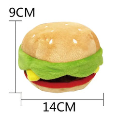 Cute Burger Dog Toy Buyers Bargain Club