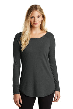 District Women's Perfect Tri Long Sleeve Tunic Tee DT132L Doba