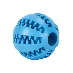 Dog Squeaky Ball Toy; Pet Chew Toy For Dog; Tooth Cleaning Ball Bite Resistant Pet Supplies Doba