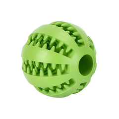 Dog Squeaky Ball Toy; Pet Chew Toy For Dog; Tooth Cleaning Ball Bite Resistant Pet Supplies Doba