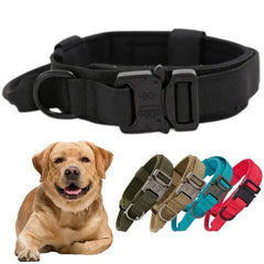 Durable Tactical Dog Collar Leash - Buyers Bargain Club