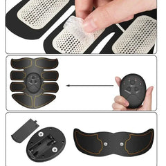 EMS Abdominal Muscle Toning Trainer ABS Stimulator Toner Fitness Binder Gym Belt Zendrop