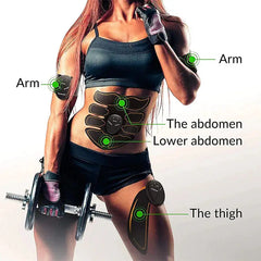 EMS Abdominal Muscle Toning Trainer ABS Stimulator Toner Fitness Binder Gym Belt Zendrop