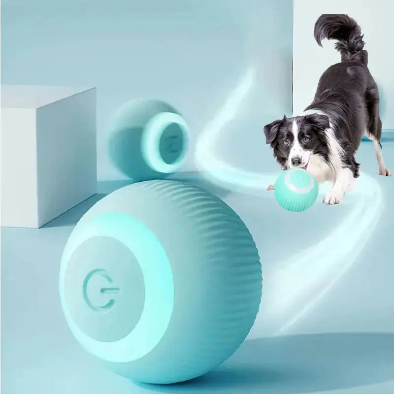 Electric Dog Toys Smart Puppy Ball Toys For Cat Small Dogs Funny Auto Rolling Ball Self-moving Puppy Games Toys Pet Accessories Buyers Bargain Club