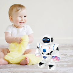 Electronic Robert Toy Smart Space Astronaut, Walking Dancing Robot With Light And Sound Doba