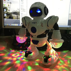 Electronic Robert Toy Smart Space Astronaut, Walking Dancing Robot With Light And Sound Doba