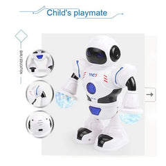 Electronic Robert Toy Smart Space Astronaut, Walking Dancing Robot With Light And Sound Doba