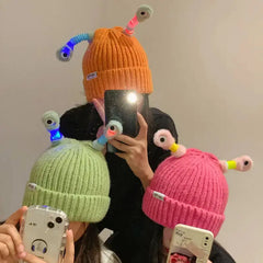 GlowChums Cozy Monster Knit Hat Buyers Bargain Club