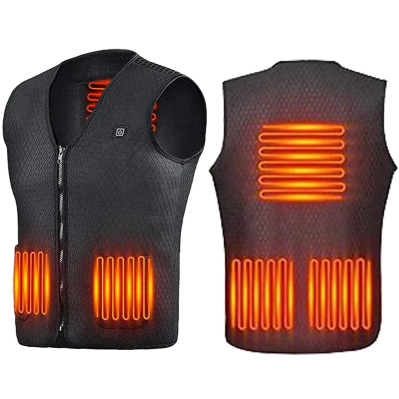 Heat Jacket Vest 3 Heating Gear Adjustable USB Doba