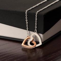 Interlocking Hearts Necklace ShineOn Fulfillment