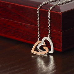 Interlocking Hearts Necklace ShineOn Fulfillment