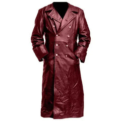 Black Leather Trench Coat Buyers Bargain Club