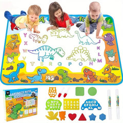 Kids Toys Water Doodle Mat Dinosaur Painting Coloring Pad for Toddlers 1-3 Toddler Arts and Crafts Doba