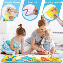 Kids Toys Water Doodle Mat Dinosaur Painting Coloring Pad for Toddlers 1-3 Toddler Arts and Crafts Doba