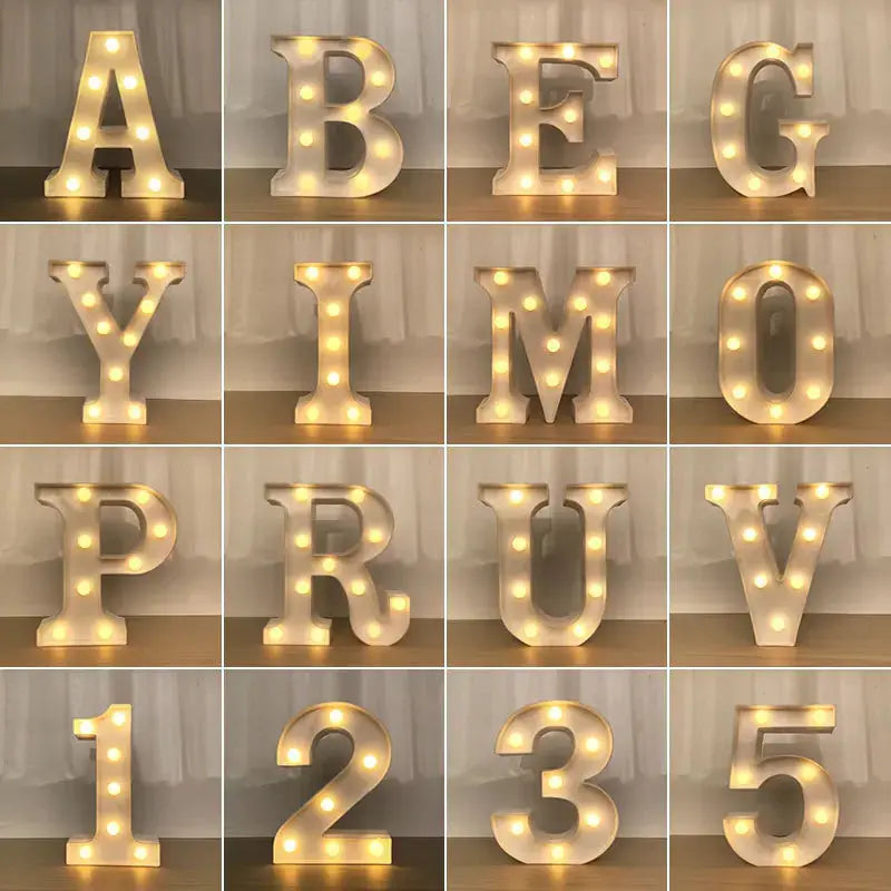 LED Alphabet Letters Zendrop