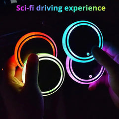 LED Car Cup Coaster ZENDROP