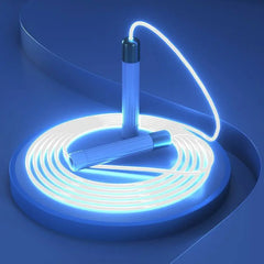 LED Glow-in-the-dark Jumping Rope; USB Chargeabe Luminous Jumping Rope For Men And Women; Home Fitness Workout Accessories Doba