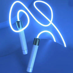 LED Glow-in-the-dark Jumping Rope; USB Chargeabe Luminous Jumping Rope For Men And Women; Home Fitness Workout Accessories Doba