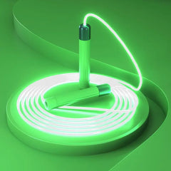 LED Glow-in-the-dark Jumping Rope; USB Chargeabe Luminous Jumping Rope For Men And Women; Home Fitness Workout Accessories Doba