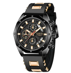 Luxury Silicone Sport Chronograph Watch Zendrop