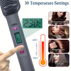 Multifunction Electric Hair Straightening Comb Buyers Bargain Club