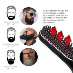 Multifunctional Hair Comb Brush Beard Straightener Buyers Bargain Club