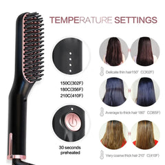 Multifunctional Hair Comb Brush Beard Straightener Buyers Bargain Club