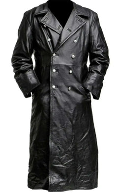 Black Leather Trench Coat Buyers Bargain Club