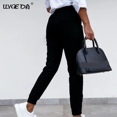 Pencil Harem Skinny Women's Pants Solid Elastic Waist, Women Pant,  Autumn Fashion Trousers For Female Doba