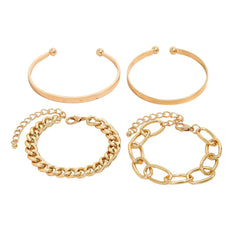 Glossy Chain Bracelet Set Buyers Bargain Club