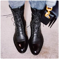 RegalStep Lace-Up Mid Boots ZENDROP