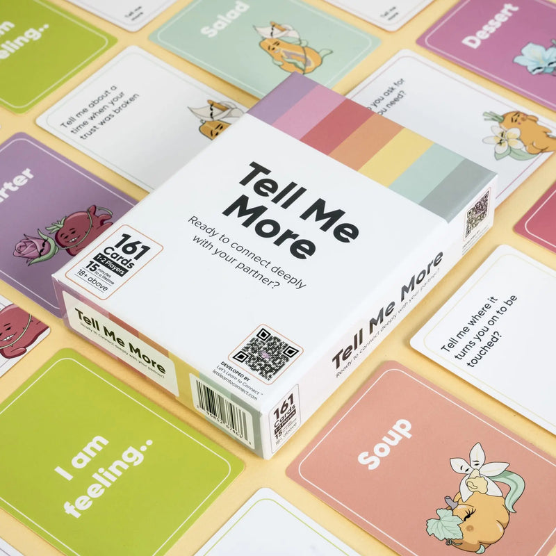 Tell Me More: Reignite Intimacy and Communication with This Fun Couples Card Game Doba