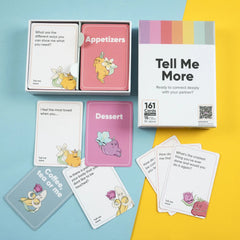 Tell Me More: Reignite Intimacy and Communication with This Fun Couples Card Game Doba