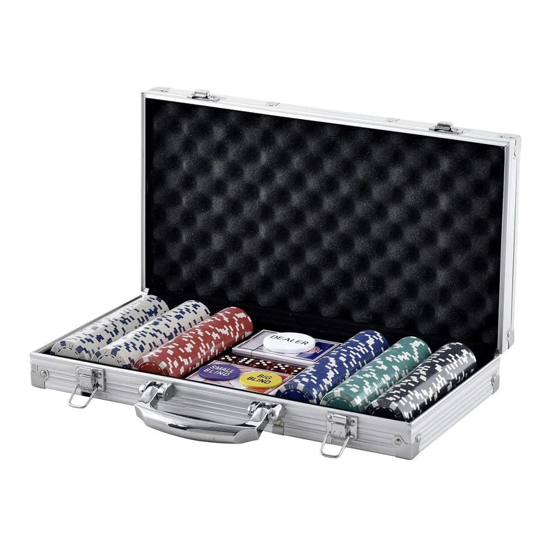 VEVOR Poker Chip Set, 300-Piece Poker Set Doba