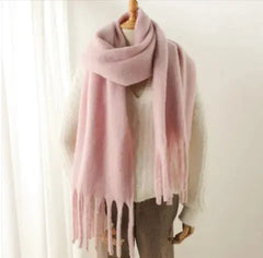 Mohair All-Matching Winter Fringe Scarf Buyers Bargain Club